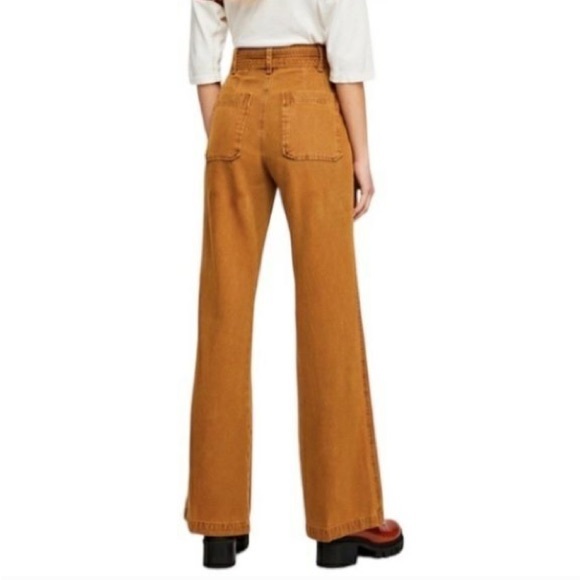 NWOT Free People Corin Mod Slim Flare Pants - Picture 2 of 2